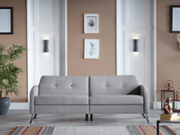 Juniper 3-Sitzer Schlafsofa mit Bettkasten und Schlaffunktion - Grau