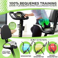 Fahrrad Heimtrainer Ride , klappbar, 140 kg belastbar
