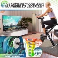 Fahrrad Heimtrainer Home, klappbar, 150 kg belastbar