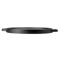2 in 1 Grillplatte rund