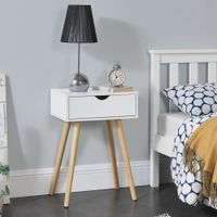Beistelltisch Östersund 2er Set Weiß