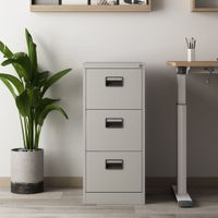 Schubladenschrank Rääkkylä 103x45x62cm Stahl