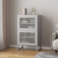 Büroschrank Sund Metall 102x60x40 cm Grau