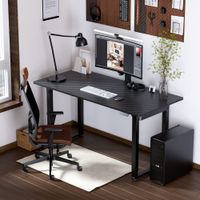 Höhenverstellbarer Schreibtisch Kirkkonummi 160x75cm Schwarz