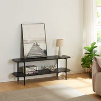 Fernsehtisch Samnanger 120x40x45 cm Schwarz