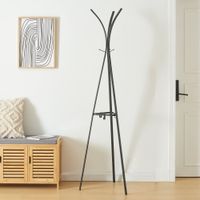 Garderobenständer Vevelstad 181x52,5x52,5 cm Stahl