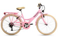 DaCapo Kinderfahrrad 24'' Toscana vintage rosa 6 Gänge RH 41 cm