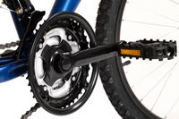 WYLD Kinder-Mountainbike Fully 24'' Zodiac blau 18 Gänge RH 38 cm