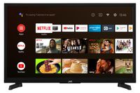 JVC Fernseher 24 Zoll Android Smart TV HD-Ready, HDR TV mit Triple-Tuner, LED TV LT-24VAH3455
