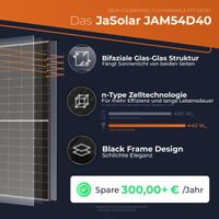SOLARWAY Balkonkraftwerk 880 Watt | Envertech 600-800 Watt | Bifazial inkl. App & WiFi | Komplett