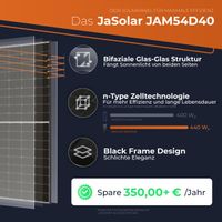 SOLARWAY Balkonkraftwerk 880 Watt | Anker Solix PRO 1,6 kWh | Bifazial inkl. App & WiFi | Komplett