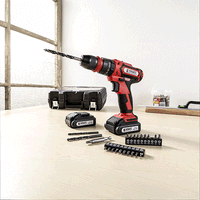 12V Akku-Schlagbohrschrauber-Set