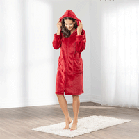 Flanell-Kuschelmantel "Cashmere Dots"