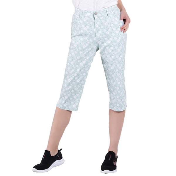 Twill-Caprihose für Damen