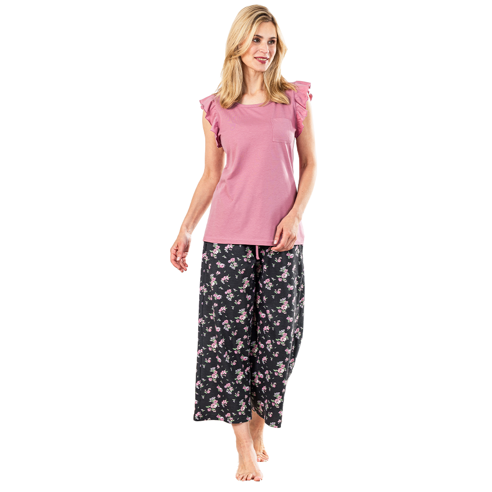 Ellenor Pyjama Mit Culotte-Hose
