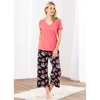 Pyjama mit Culotte-Hose