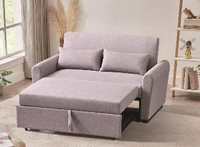 Schlafsofa, ca. 146 x 88 x 87 cm - Hellgrau