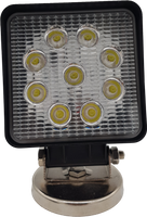 Berger & Schröter | LED Arbeitsscheinwerfer eckig 9x3 W, 2160 Lumen mit Magnetfuß