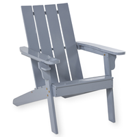 Adirondack Gartenstuhl aus FSC-zertifiziertem Akazienholz, ca. 69 x 92 x 89 cm – Blau