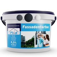 Fassadenfarbe Anthrazitgrau 2,5l , für ca. 30m² / Außenfarbe, Mauerfarbe, Hausfarbe