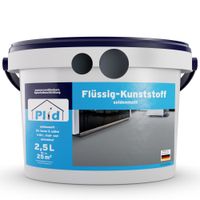Flüssigkunststoff für Innen & Außen, Silbergrau 2,5L für ca. 25m²