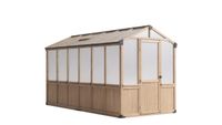 FSC Holzgewächshaus, ca. 190 x 366 x 215 cm