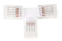LED-Streifen Verbinder, T-förmig, 4 polig, für 10 mm RGB LED-Streifen geeignet
