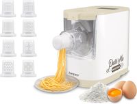 Beper P102SBA500 Nudelmaschine, 9 Matrizen, 200W, für Hartweizen, glutenfreie & Eiernudeln