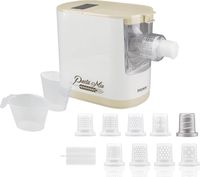 Beper P102SBA500 Nudelmaschine, 9 Matrizen, 200W, für Hartweizen, glutenfreie & Eiernudeln