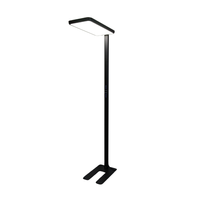 LED Büro-Stehleuchte, Up/Down, Schwarz