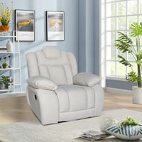 Relaxsessel mit Schaukel- & Drehfunktion, ca. 104 x 102 x 101 cm - Beige