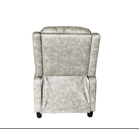 Push-Back-Sessel, ca. 73 x 90 x 104 cm - Hellbraun