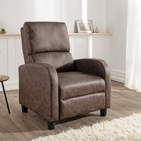 Push-Back-Relaxsessel, ca. 73 x 88 x 100 cm - Braun