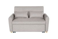 Happy Home Schlafsofa ca. 142,5 × 88 × 87 cm - hellgrau