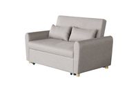 Happy Home Schlafsofa ca. 142,5 × 88 × 87 cm - hellgrau