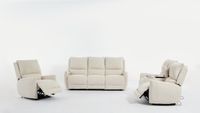 Happy Home Elektr. Relaxsofa-Set HSS15-BEI