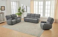 Happy Home Elektr. Relaxsofa-Set HSS15-GRA