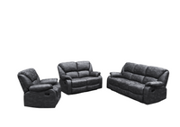 3tlg. Sofa-Set - Grau