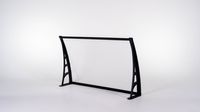 Hauseingang Vordach aus Aluminium Rahmen 80cm x120 cm transparent