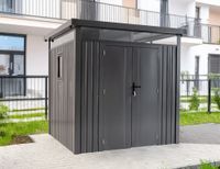 Metall-Gerätehaus "Rioja" mit Doppeltür, ca. 294 x 230 x 222 cm - Anthrazit