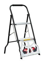 2 in 1 Transportkarre mit Trittleiter 2 Stufen Belastbarkeit Leiter:150kg / Karre:100kg