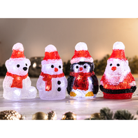 LED-Acryl-Mini-Figur 4er-Set - Mix