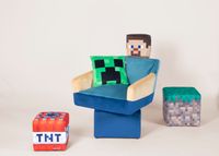 MINECRAFT - Drehsessel, Gaming-Sessel, Sessel