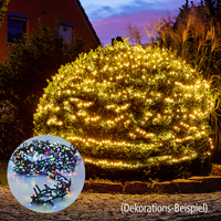 Lichterkette 20 m mit 1000 LEDs, Bunt