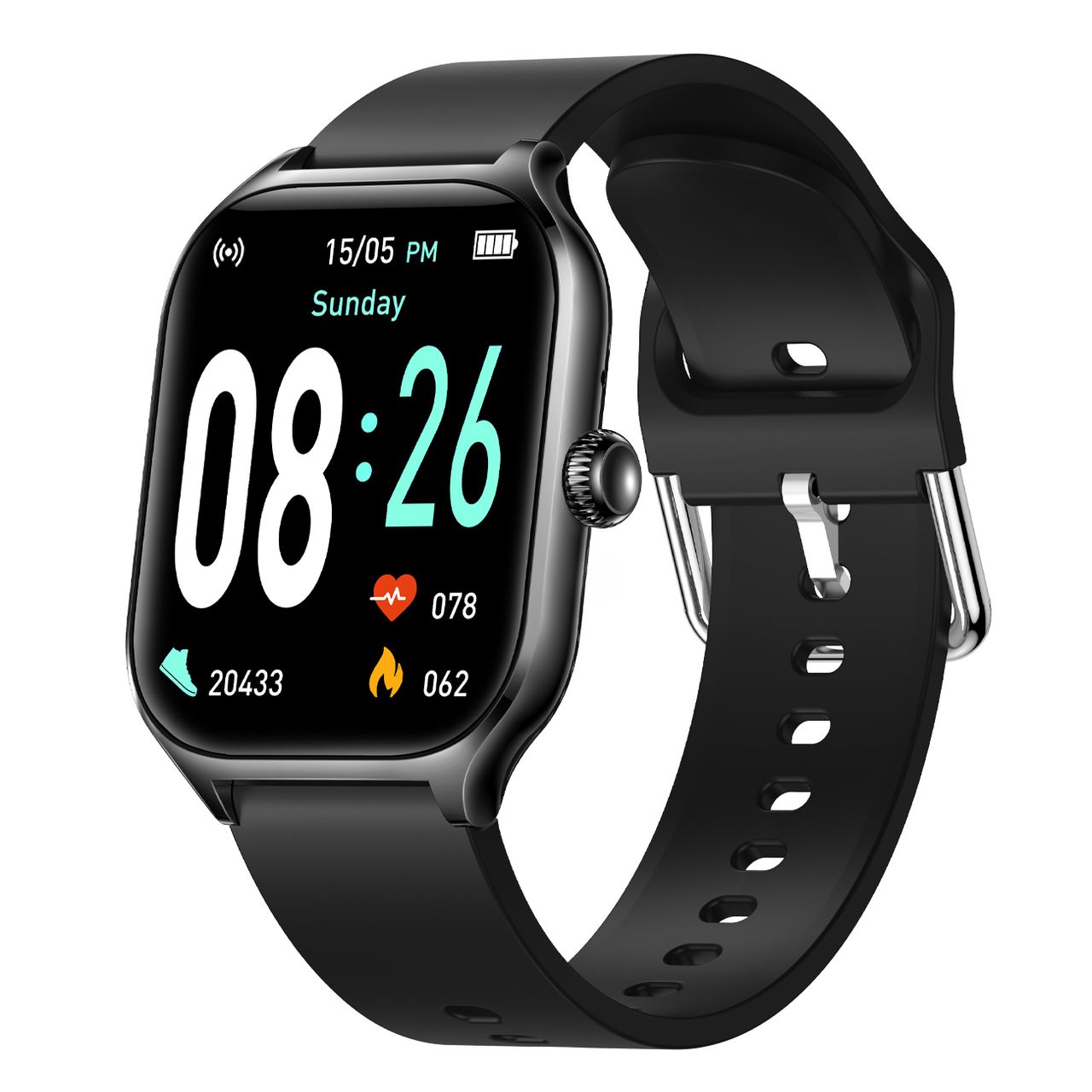 Fontastic Smartwatch Timor schwarz