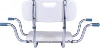 Badewannensitz mit Rückenlehne verstellbar zwischen 78 und 83 cm
