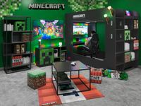 MINECRAFT - Wandregale, Würfel, Regale im 3er Set