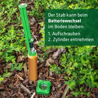 Gardigo Maulwurf-Ameisen-Abwehr Deluxe mit Erdloch-Bohrhilfe