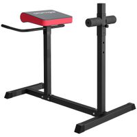 SPORTNOW Rückentrainer höhenverstellbar Bauchtrainer mit verstellbarer Beinrolle