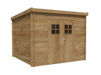 Gerätehaus Brit 5,8 m² braun kesseldruckimprägniert